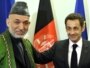 د افغانستان ولسمشر حامد کرزی له خپل فرانسوي سیال نیکولاس سار سارکوزي سره.