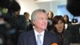 RFE/RL President Steve Korn at the opening of Radio Tavisupleba Media School in Tbilisi.