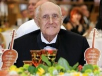 Rostropovich at a Kremlin reception in March to mark his 80th birthday (ITAR-TASS)