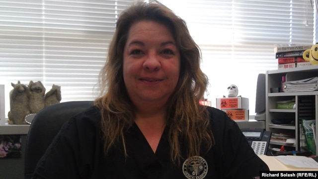 Shirley Standefer, chief investigator of the Ector County Medical Examiner's Office in Odessa