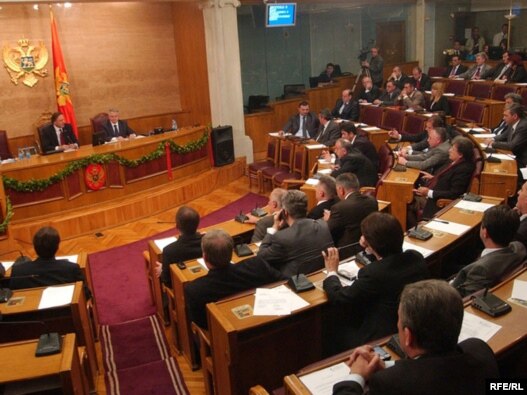 Sa zasjedanja Skupštine Crne Gore, arhiva, foto: Savo Prelević