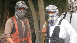 Purported Islamic Movement of Uzbekistan (IMU) militants in Afghanistan's northern Konduz Province (undated file photo)
