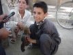 Young shoe cleaners in the streets of the Afghan capital, Kabul (RFE/RL)