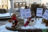 'Police Detain Stuffed Animals' In Minsk Toy Protest