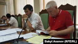 Азимжан Асқаровтың соты. Бішкек, 11 шілде 2016 жыл.