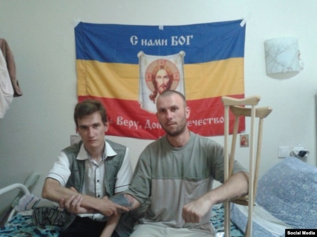 Антон Раевский в госпитале после ранения