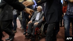 Iranian Foreign Minister Mohammad Javad Zarif departed the two days of nuclear talks in Geneva this week in a wheelchair.