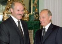 Lukashenka (left) and Putin