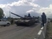 Tanks in Gori, South Ossetia.  During the August 2008 Russo-Georgian War, RFE/RL\'s coverage was among the most complete.