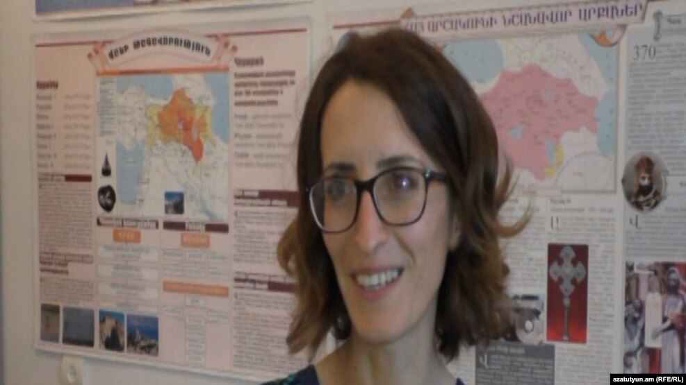 Լիճքի դպրոցի պատմության ուսուցիչ Թագուհի Մարգարյանը: