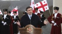 Georgian President Saakashvili speaks at a commemoration of a battle in 1922 between Georgians and the Soviet army (file photo) (InterPressNews)