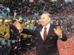 Nazarbaev celebrates his reelection in December 2005.