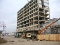 The building of the Press House in the Chechen capital, Grozny, under reconstruction (ITAR-TASS)