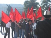 Opposition protestors in Bishkek (File photo) (RFE/RL)