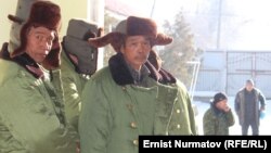 Китайские рабочие в городе Оше в Кыргызстане. Иллюстративное фото.