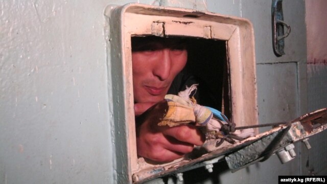 Inmates staged hunger strikes in Bishkek in December.
