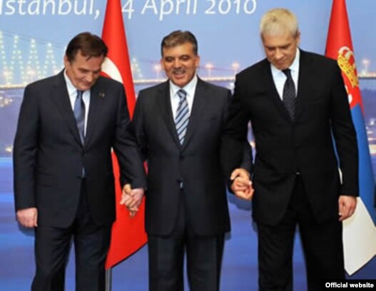 Haris Silajdžić, Abdulah Gul i Boris Tadić u Istanbulu