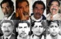 Iraq -- collage of images of Saddam Hussein