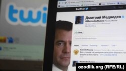 Russian Prime Minister Dmitry Medvedev's Russian-language Twitter feed has more than 2.5 million followers.