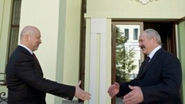 Встреча президента Белоруссии Александра Лукашенко и и.о. президента Украины Александра Турчинова. 29 марта 2014 года