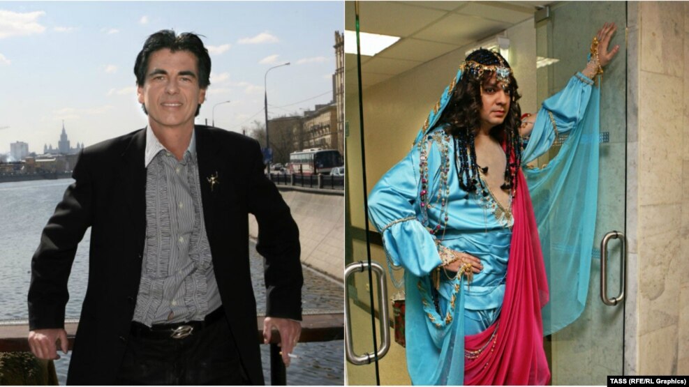 French composer and arranger Didier Marouani (left) has accused flamboyant Russian pop star Filipp Kirkorov (right) of plagiarizing some of his work.