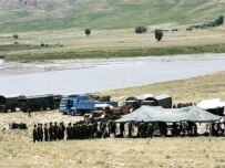 Turkish soldiers in exercises along the Iraqi border in June (AFP)