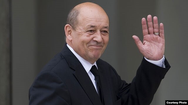 French Defense Minister Jean-Yves Le Drian (file photo)