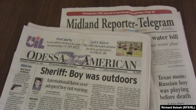 Local Texas newspapers describe furor over death of Russian adoptee Max Shatto