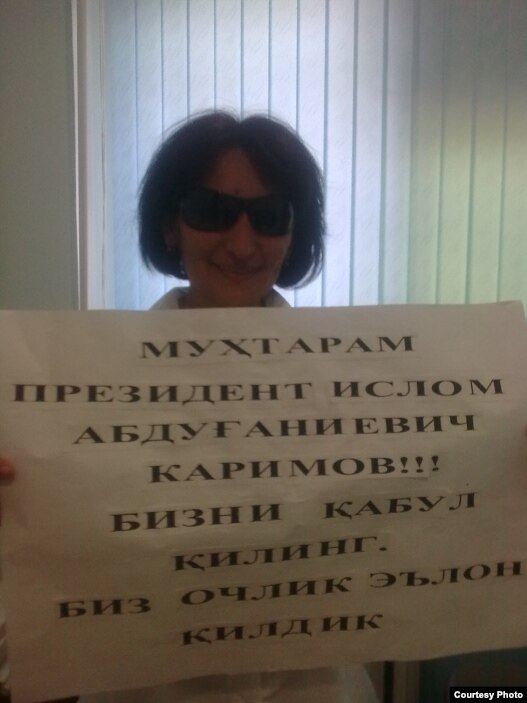 Uzbekistan - journalist Malokhat Eshonkulova, undated