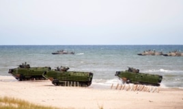 Учения НАТО на балтийском побережье Польши. Июнь 2015 года