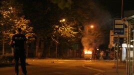 Neredi u Mostaru nakon meča Hrvatske i Španije na Euru, juni 2012.