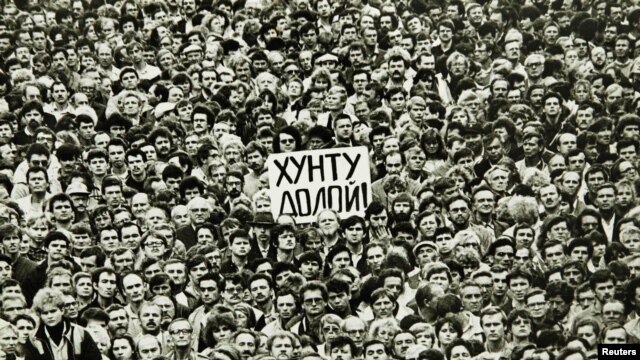 1991-нең август фетнәсе фотосүрәтләре