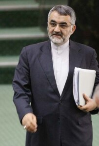 Alaeddin Borujerdi heads the Iranian parliament's committee on national security (file photo) (Fars)