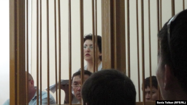 Наталья Соколова сот залында. Ақтау қаласы, 28 шілде 2011 жыл.
