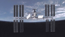 A still image provided by NASA of the International Space Station (ISS) in 2009
