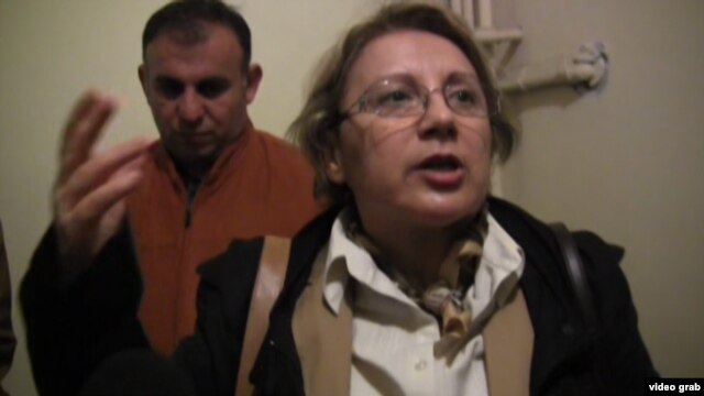 Azerbaijani rights advocate Leyla Yunus (screen grab)