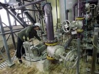 Work being carried out at Bushehr in April (AFP)