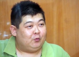 Former Kyrgyz security agent Aldayar Ismankulov, who is accused of murdering journalist Gennadi Pavlyuk