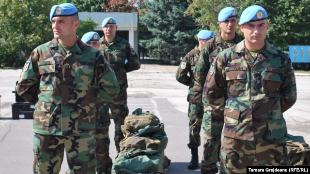 Militarii moldoveni pregătiţi pentru misiunea de pacificare din Kosovo