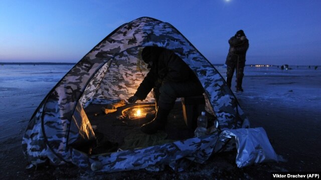 Ice fishing isn't generally pursued for the adrenaline rush.