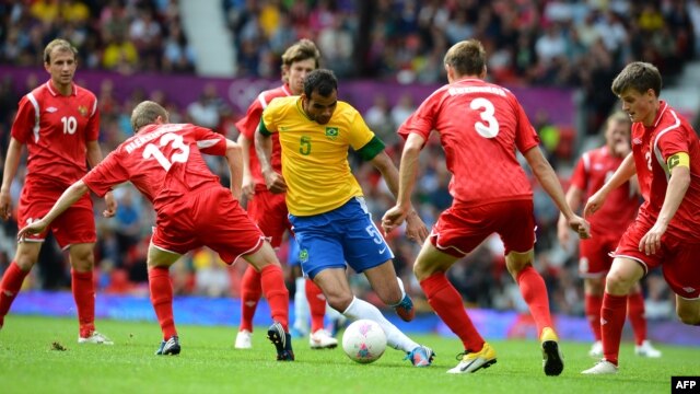 In men's soccer, Brazil defeated Belarus 3-1 to secure a spot in the quarterfinals tournament.