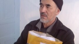 Azimjan Askarov in a Kyrgyz prison in December 2011