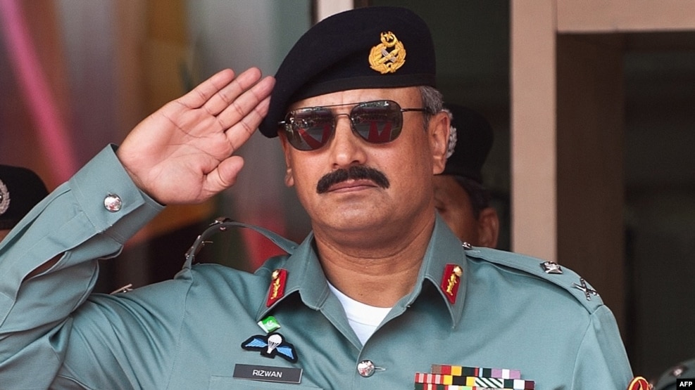 Former ISI head Rizwan Akhtar (file photo)