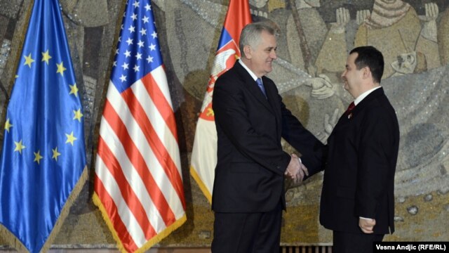 Tomislav Nikolic i Ivica Dačić, Beograd, 30. oktobar 2012.