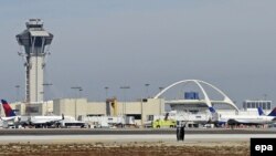 A general view of the Los Angeles International Airport (file photo)
