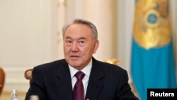 Kazakh President Nursultan Nazarbayev