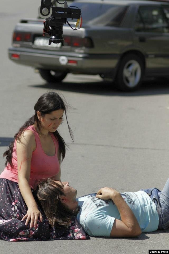 În cursul filmărilor... (Foto de arhivă N. Negara)