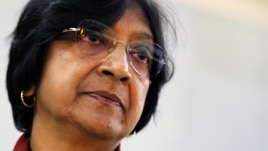UN Commissioner for Human Rights Navi Pillay