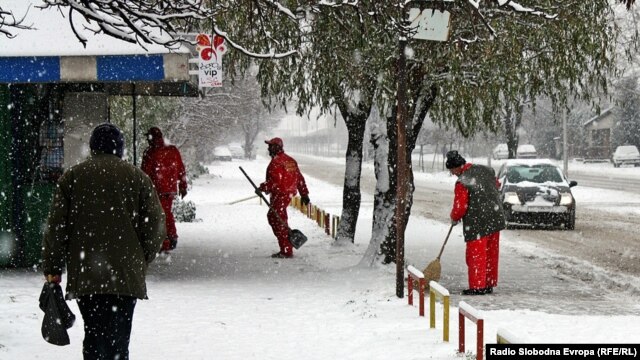 Skoplje pod snijegom, decembar 2010