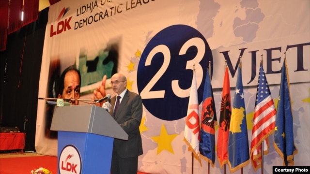Isa Mustafa në 23 - vjetorin e themelimit t ë LDK-së